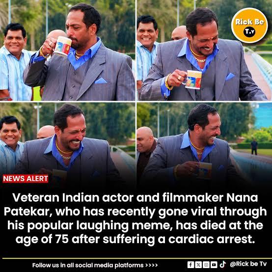 Bollywood Actor Nana Patekar, Famous for Viral Memes, Dies at 75