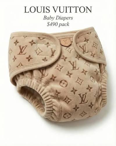 Louis Vuitton Diaper Sparks Internet Frenzy as Fans Joke: "Now He Can Poop Gold"